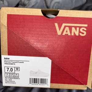 Women’s White Vans